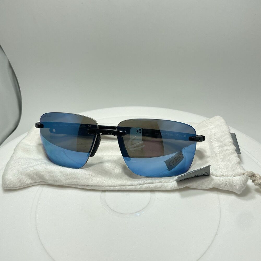 Revo Descend W RE4069 03 Polarized Sunglasses | Black Frame Blue Water Lens